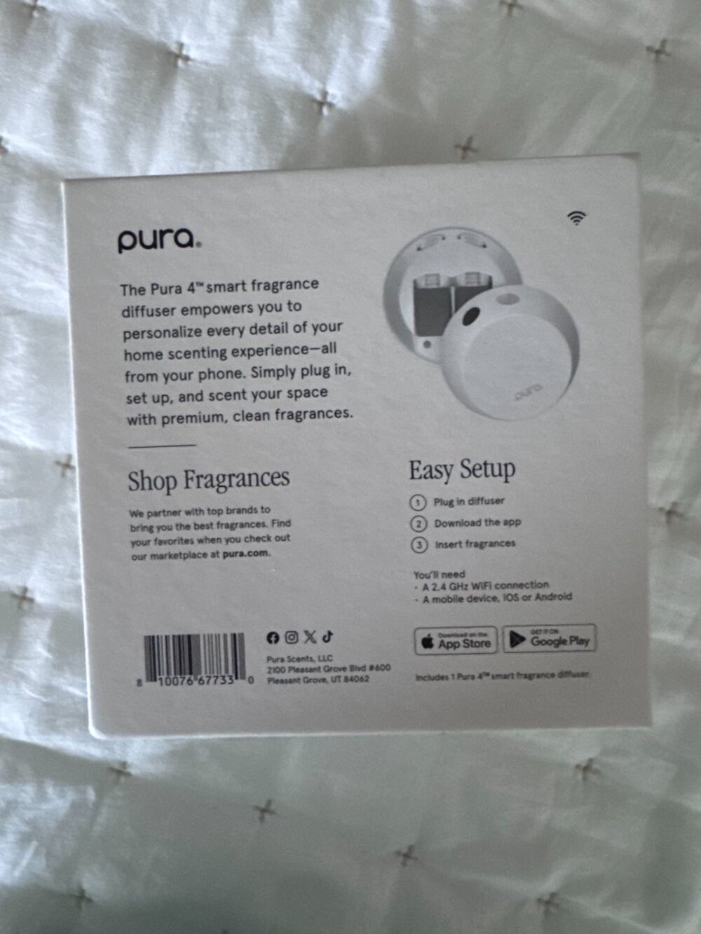NEW in box Pura 4  Diffuser - Smart Home  Device - Picture 4 of 4